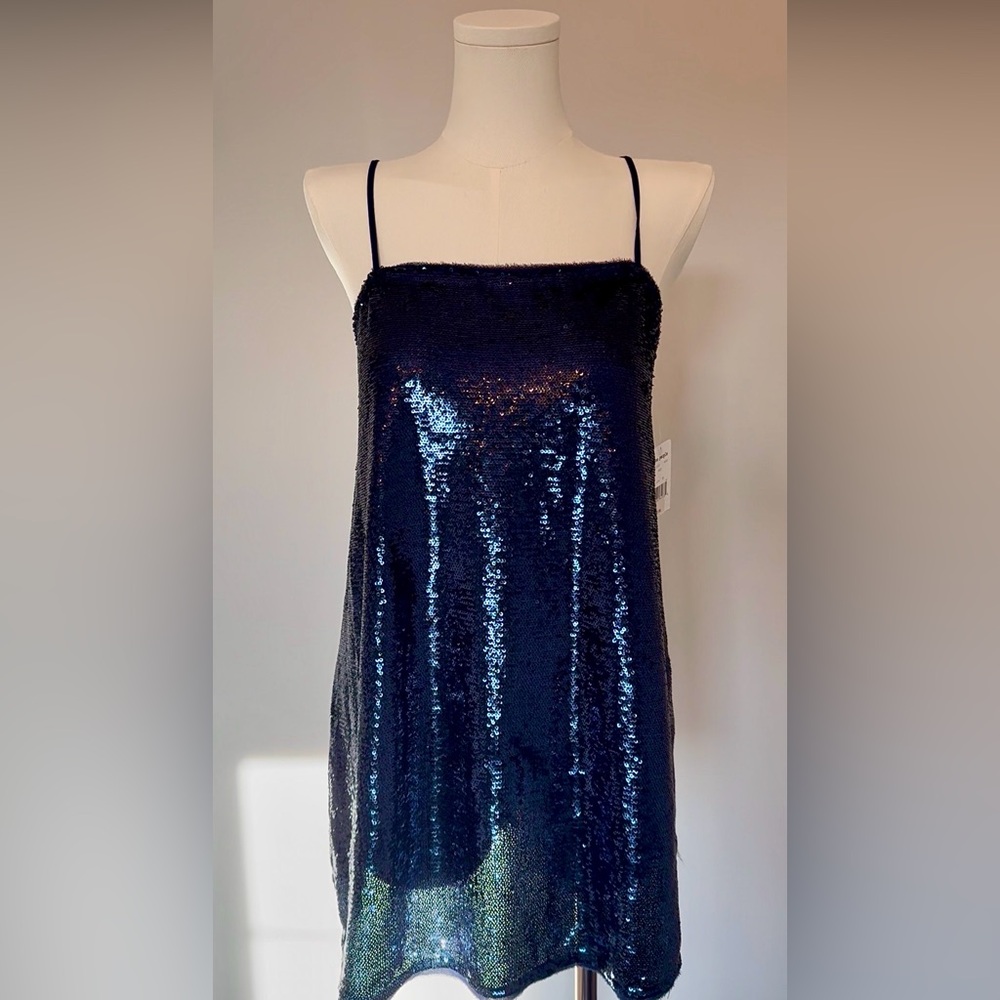 NWT Free People Sequin Mini Dress – Size XS